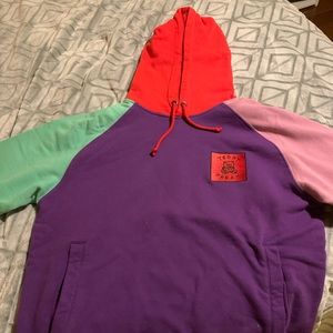 Teddy Fresh Color-block Hoodie